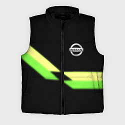 Мужской жилет Nissan logo brend auto, цвет: 3D-черный