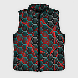 Мужской жилет Нано шестиугольник, цвет: 3D-черный