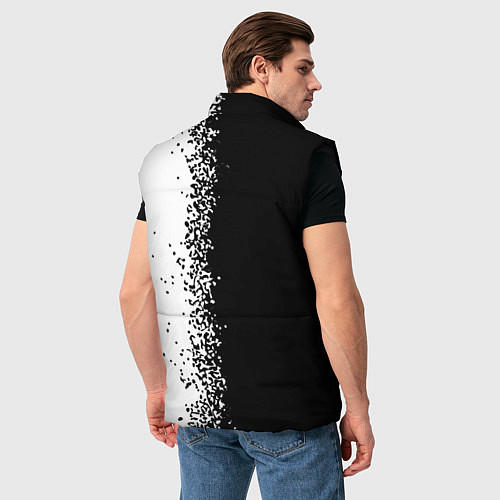 Мужской жилет Атлет из России и герб РФ по-вертикали / 3D-Черный – фото 4