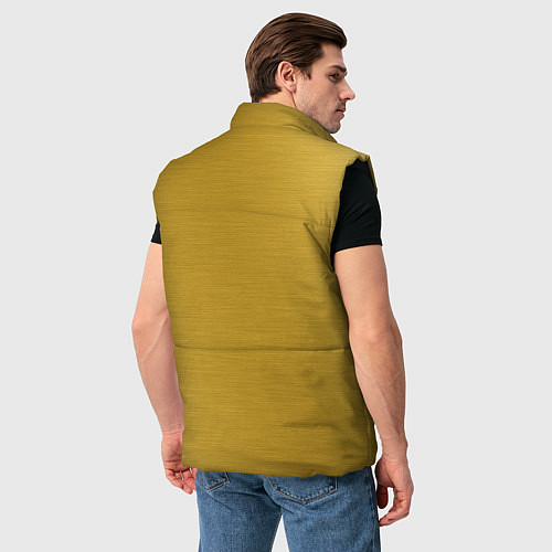 Мужской жилет Дракон на золоте / 3D-Черный – фото 4