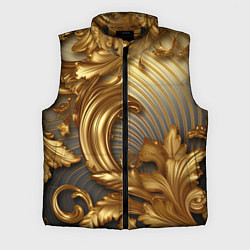 Мужской жилет Золотая текстура и абстракции