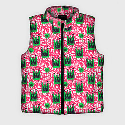 Мужской жилет Каракулевые короны, цвет: 3D-светло-серый