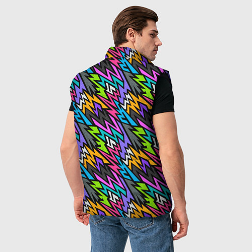 Мужской жилет Sharp colored / 3D-Черный – фото 4