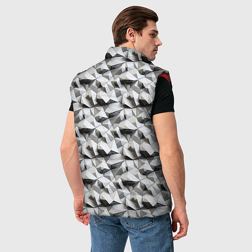 Мужской жилет Камни / 3D-Красный – фото 4