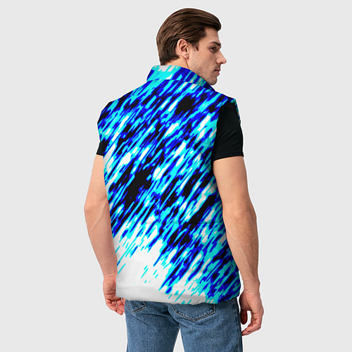 Мужской жилет Россия герб спорт / 3D-Черный – фото 4