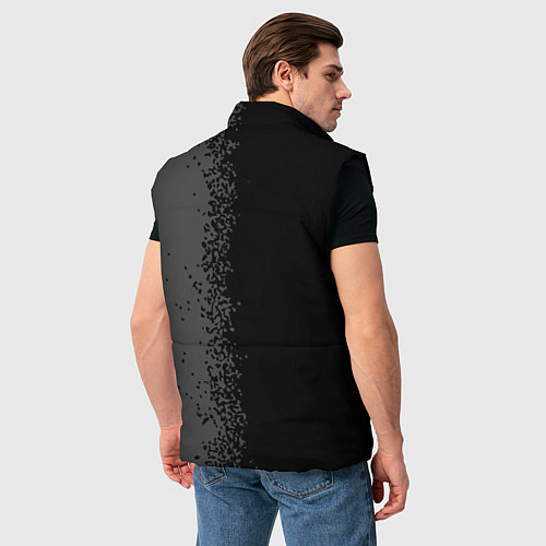 Мужской жилет GTA6 glitch на темном фоне по-вертикали / 3D-Черный – фото 4