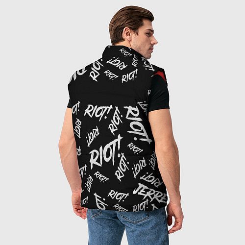 Мужской жилет Paramore alllogo / 3D-Красный – фото 4