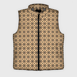 Мужской жилет Тёмный беж паттерн