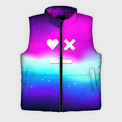 Мужской жилет Love death robots neon gradient serial