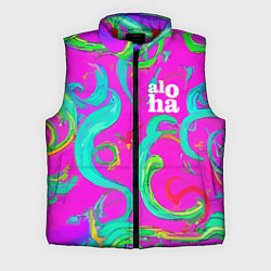 Мужской жилет Abstract floral pattern - aloha, цвет: 3D-красный
