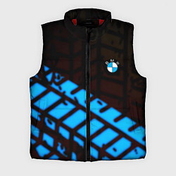 Мужской жилет BMW sport car abstraction, цвет: 3D-красный