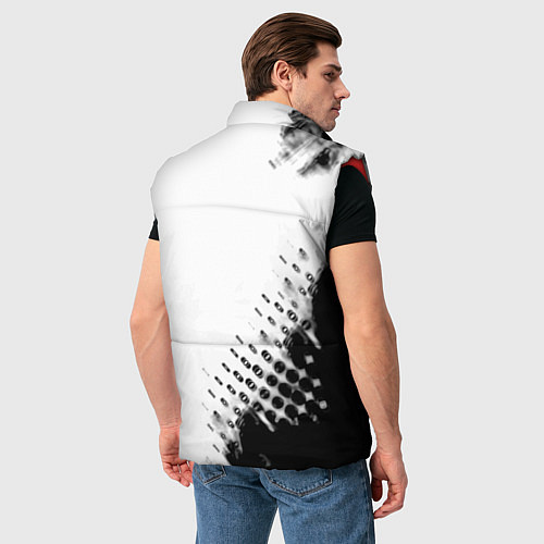 Мужской жилет Алиса краски текстура / 3D-Красный – фото 4