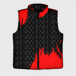 Мужской жилет Дестини паттерн шутер краски, цвет: 3D-красный