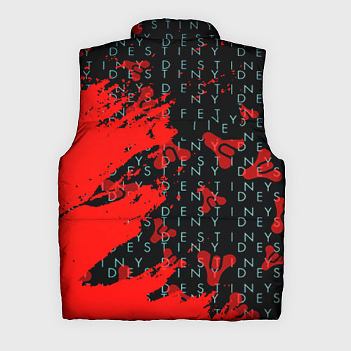 Мужской жилет Destiny краски надписи текстура / 3D-Светло-серый – фото 2