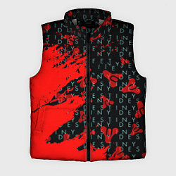 Мужской жилет Destiny краски надписи текстура, цвет: 3D-светло-серый