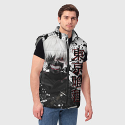 Мужской жилет Kaneki Ken - Токийский Гуль, цвет: 3D-светло-серый — фото 2