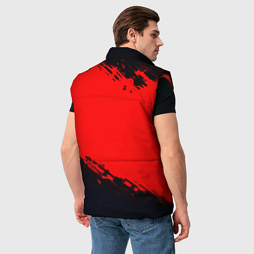 Мужской жилет Manchester United colors sport / 3D-Красный – фото 4