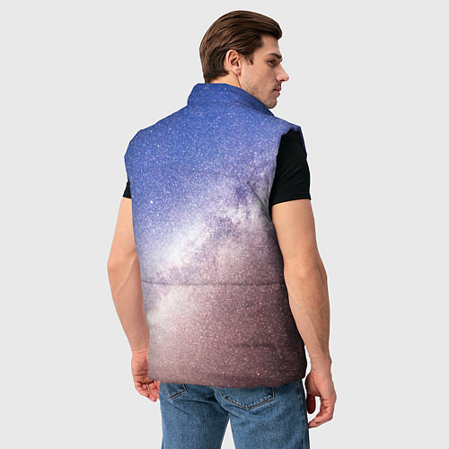 Мужской жилет Галактика млечный путь / 3D-Черный – фото 4