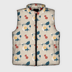 Мужской жилет Круг абстракция и линии, цвет: 3D-красный