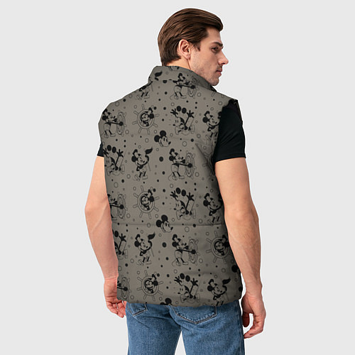 Мужской жилет Микки Маус матрос - паттерн / 3D-Черный – фото 4