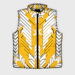 Мужской жилет Жёлто-белая броня, цвет: 3D-светло-серый
