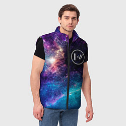 Мужской жилет Twenty One Pilots space rock, цвет: 3D-черный — фото 2