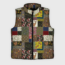 Мужской жилет Пэчворк лесной