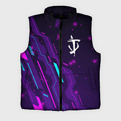 Мужской жилет Doom neon gaming, цвет: 3D-черный