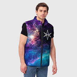Мужской жилет Bring Me the Horizon space rock, цвет: 3D-черный — фото 2