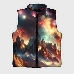 Мужской жилет Space landscape with mountains
