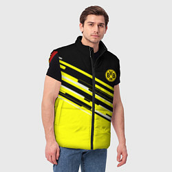 Мужской жилет Borussia текстура спорт, цвет: 3D-красный — фото 2