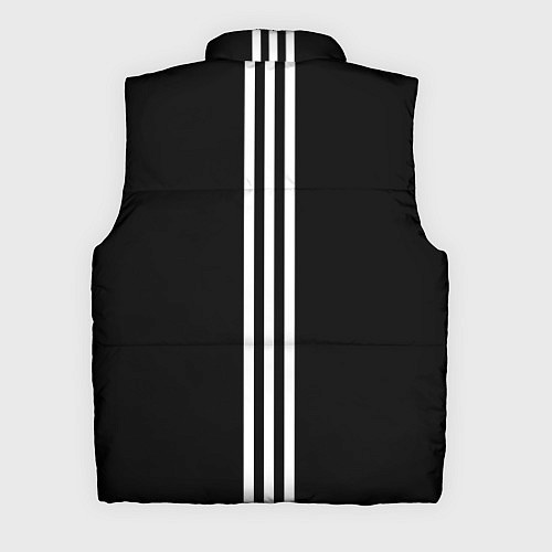 Мужской жилет СССР гост три полоски на черном фоне / 3D-Светло-серый – фото 2