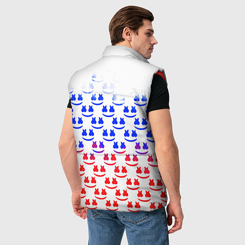 Мужской жилет Marshmello russia color / 3D-Красный – фото 4