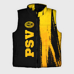 Мужской жилет PSV - gold gradient по-вертикали, цвет: 3D-черный