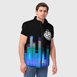 Мужской жилет Green Day эквалайзер, цвет: 3D-черный — фото 2