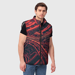 Мужской жилет Раскаленные нити, цвет: 3D-светло-серый — фото 2