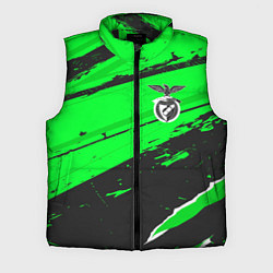 Мужской жилет Benfica sport green, цвет: 3D-черный