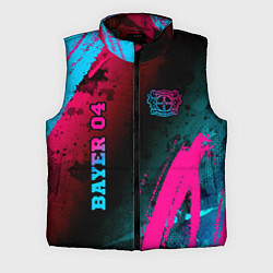 Мужской жилет Bayer 04 - neon gradient вертикально, цвет: 3D-черный