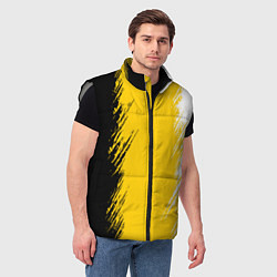 Мужской жилет Имперский флаг России штрихи, цвет: 3D-светло-серый — фото 2