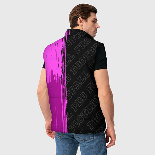 Мужской жилет PSV pro football по-вертикали / 3D-Черный – фото 4