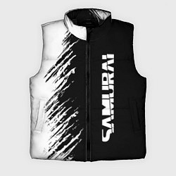Мужской жилет Самурай штрихи - киберпанк 2077, цвет: 3D-черный