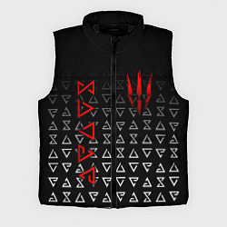 Мужской жилет Знаки начальной магии из The witcher, цвет: 3D-черный