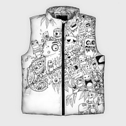 Мужской жилет Дудлы с хамелеоном, цвет: 3D-светло-серый