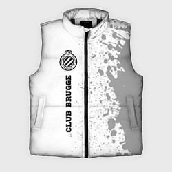 Мужской жилет Club Brugge sport на светлом фоне по-вертикали, цвет: 3D-черный