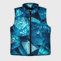 Мужской жилет Голубой камень апатит - текстура