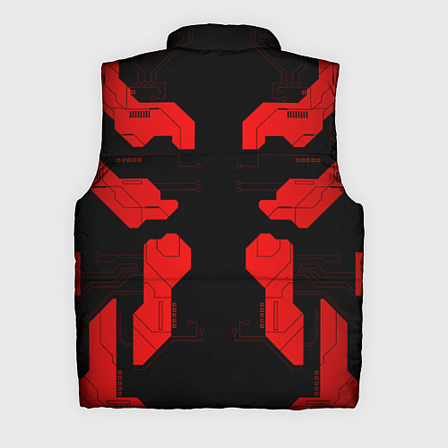 Мужской жилет Mass Effect - Red armor / 3D-Светло-серый – фото 2