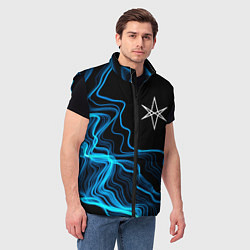 Мужской жилет Bring Me the Horizon sound wave, цвет: 3D-черный — фото 2