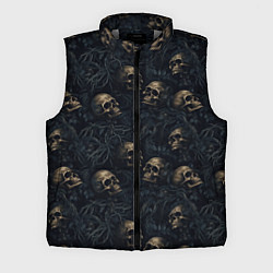 Мужской жилет Черепа в кустах