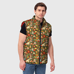 Мужской жилет Солдат и символика СССР, цвет: 3D-красный — фото 2