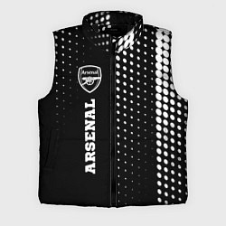 Мужской жилет Arsenal sport на темном фоне по-вертикали, цвет: 3D-черный